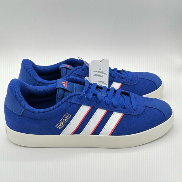 Men’s Adidas Neo VL Court 3.0 Skateboarding Shoes Size 12 Bright Blue ID6283 - Picture 2 of 9